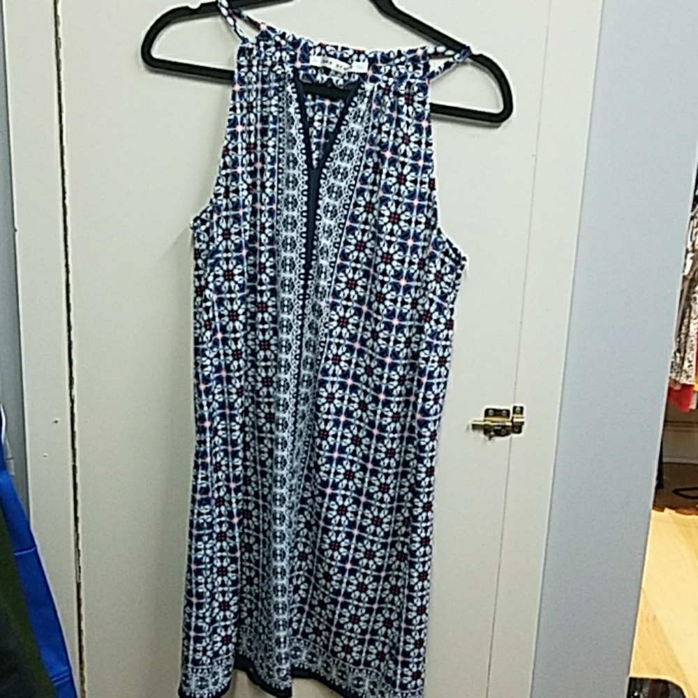 Max studio red, white and blue dress